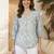 white empire top