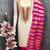 beige embroidered khadi cotton unstitched dress material 