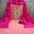 pink weaved shimmer jacquard butti unstitched dress material 