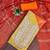 yellow  weaved shimmer jacquard butti unstitched dress material 
