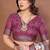 Plum Color Kalamkari Print Cotton Saree 