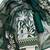 green printed linen cotton unstitched dress material 