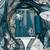 sea green printed linen cotton unstitched dress material 