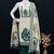 beige printed linen cotton unstitched dress material 