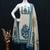 beige printed linen cotton unstitched dress material 