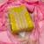 yellow  weaved shimmer silk unstitched dress material 