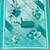 sea green digital print linen cotton unstitched dress material 