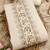beige floral print linen cotton unstitched dress material 
