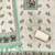 mint green digital print linen cotton unstitched dress material 