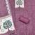 pink digital print linen cotton unstitched dress material 