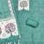 sea green digital print linen cotton unstitched dress material 