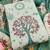 sea green digital print linen cotton unstitched dress material 
