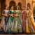 NAVY BLUE SEQUINS ZARI EMROIDERY WORK ORGANZA LEHENGA CHOLI SET FOR WOMEN'S