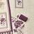 purple floral print linen cotton unstitched dress material 