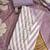 purple floral print linen cotton unstitched dress material 