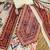 multicolor geometric print linen cotton unstitched dress material 