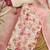 pink digital print linen cotton unstitched dress material 