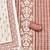 peach coral applique linen cotton unstitched dress material 