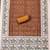 rust digital print linen cotton unstitched dress material 