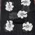 black floral print linen cotton unstitched dress material 