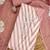 peach floral print linen cotton unstitched dress material 