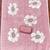 peach floral print linen cotton unstitched dress material 