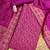 magenta weaved jacquard silk unstitched dress material 