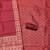 red weaved jacquard silk unstitched dress material 