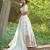 Ivory Embroidered Georgette Lehenga Set