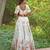 Ivory Embroidered Georgette Lehenga Set