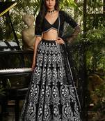 Embroidery Work Lehenga choli with dupatta.