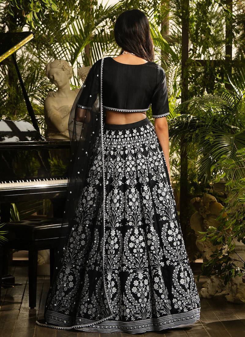 Embroidery Work Lehenga choli with dupatta.