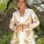 Ivory embroidered raw silk jacket skirt set