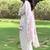 Whitenatural crepe farshi suit set