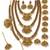 Traditional south indian temple jewelry set