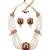 Meenakari pearl necklace set | indian bridal choker & earrings for women | kundan ethnic wedding jewelry set
