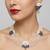 Meenakari pearl necklace set | indian bridal choker & earrings for women | kundan ethnic wedding jewelry set