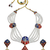 Meenakari pearl necklace set | indian bridal choker & earrings for women | kundan ethnic wedding jewelry set