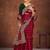pink color georgette embroidered saree with un-stitched blouse