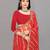 red color lehariya print saree with embroidered lace border sarees
