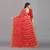 red color lehariya print saree with embroidered lace border sarees