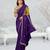 blue color star georgette embroidered sarees