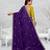 blue color star georgette embroidered sarees