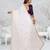 white color star georgette embroidered sarees