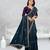 teal blue color star georgette embroidered sarees