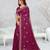 light purple color star georgette embroidered sarees