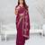 light purple color star georgette embroidered sarees
