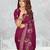 light purple color star georgette embroidered sarees