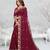   light maroon color star georgette embroidered sarees