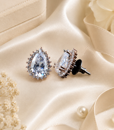 Crystal aurora halo studs